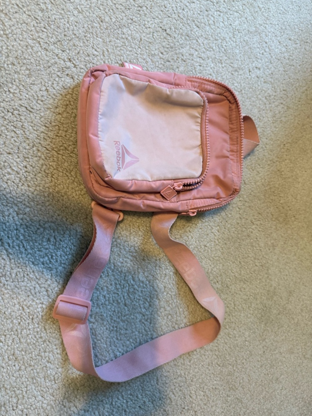 Reebok Light Pink Crossbody Pouch